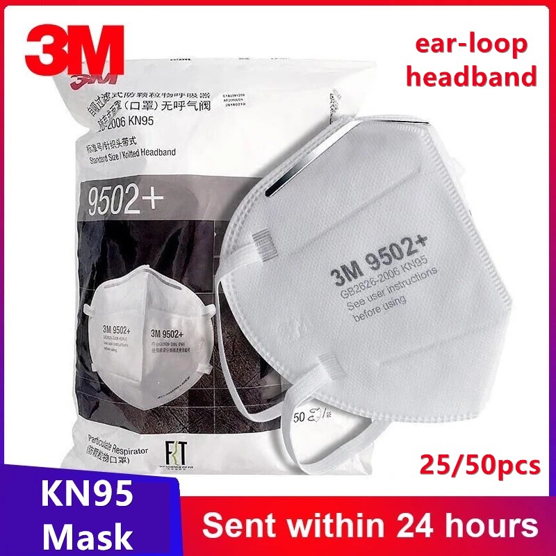 3M Mask 9502+ - 3m kn95 original rosto protetor maske