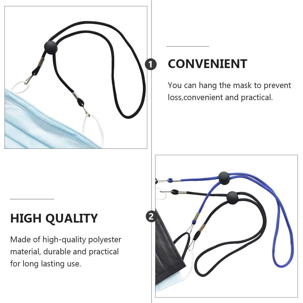 Mask Ear Saver Strap - 10 Peças de Cordão Anti-Queda para