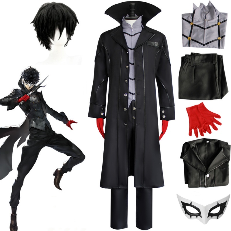 Anime Persona 5 Fantasia de Co - Black Face Mask Pack avaliação e preço