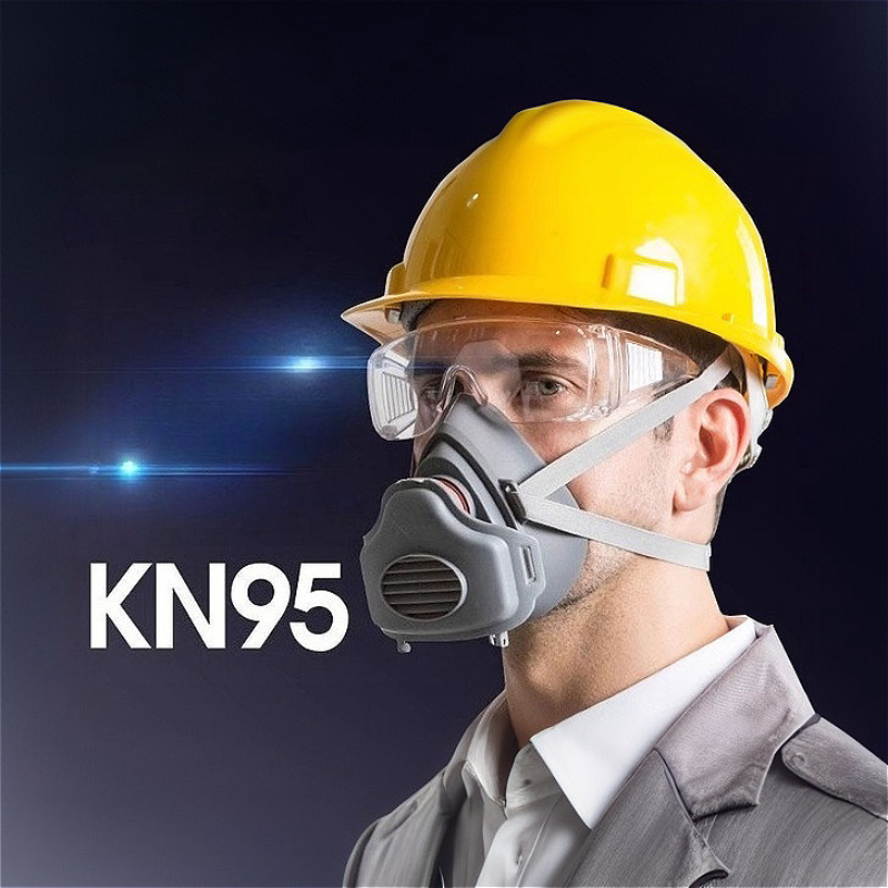 Meia face máscara de poeira re - Respirator Half Face avaliação e preço
