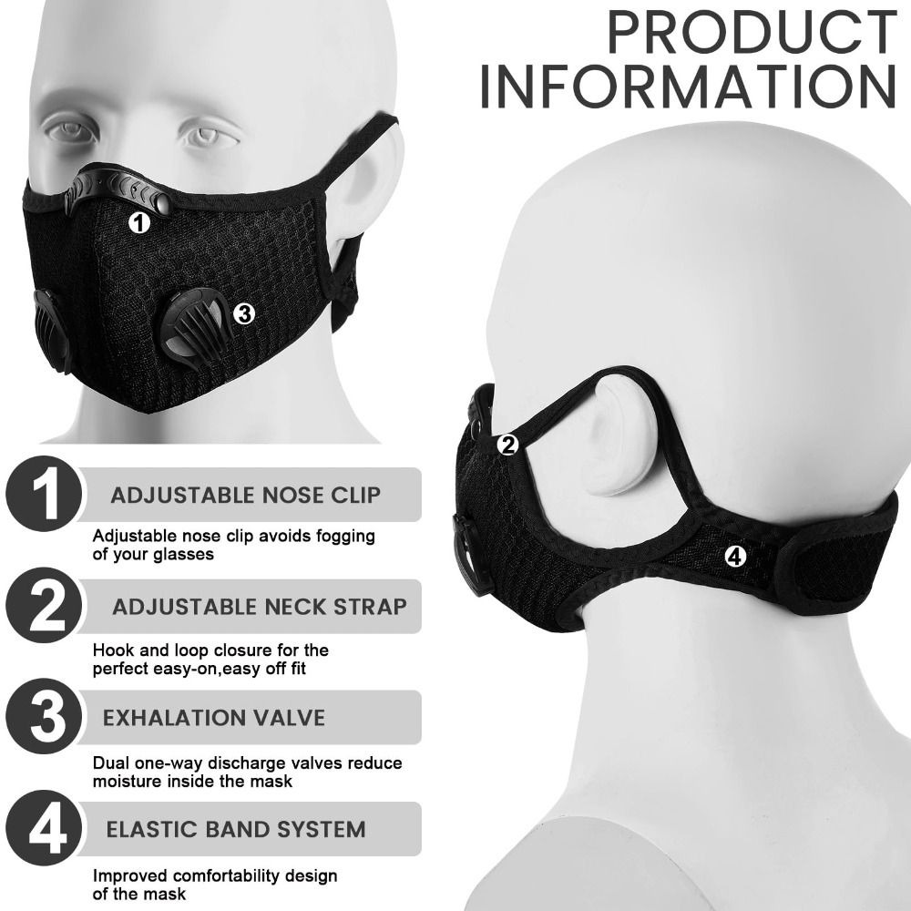 Máscara respirável ergonômica  - Anti Pollution Mask avaliação e preço