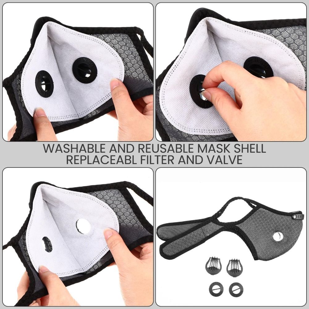 Máscara respirável ergonômica  - Anti Pollution Mask avaliação e preço