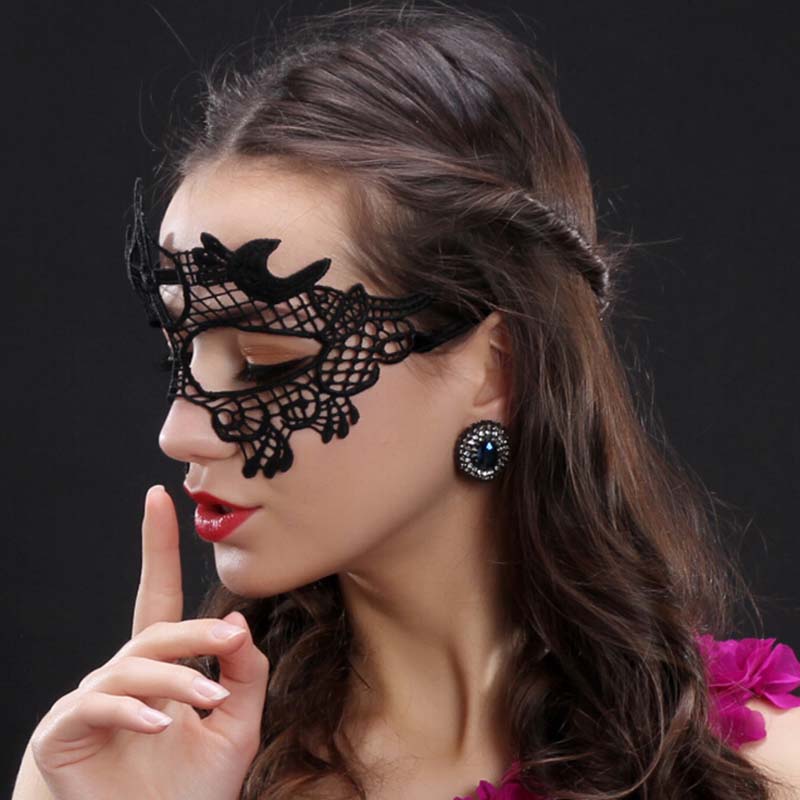 Máscara Sexy de Renda Vazada p - Respirator Half Face avaliação e preço