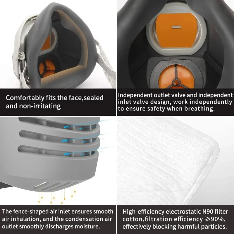 Máscara contra poeira + 20 pçs - Dust Mask Construction avaliação e preço
