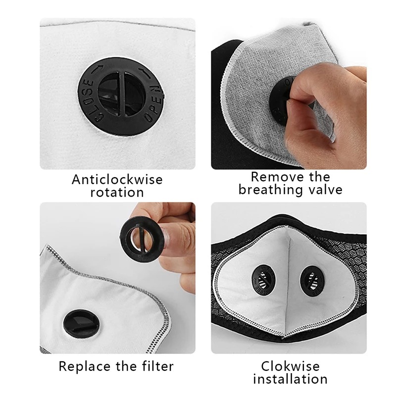 Filtro de Carbono Ativo PM2.5  - Anti Pollution Mask avaliação e preço